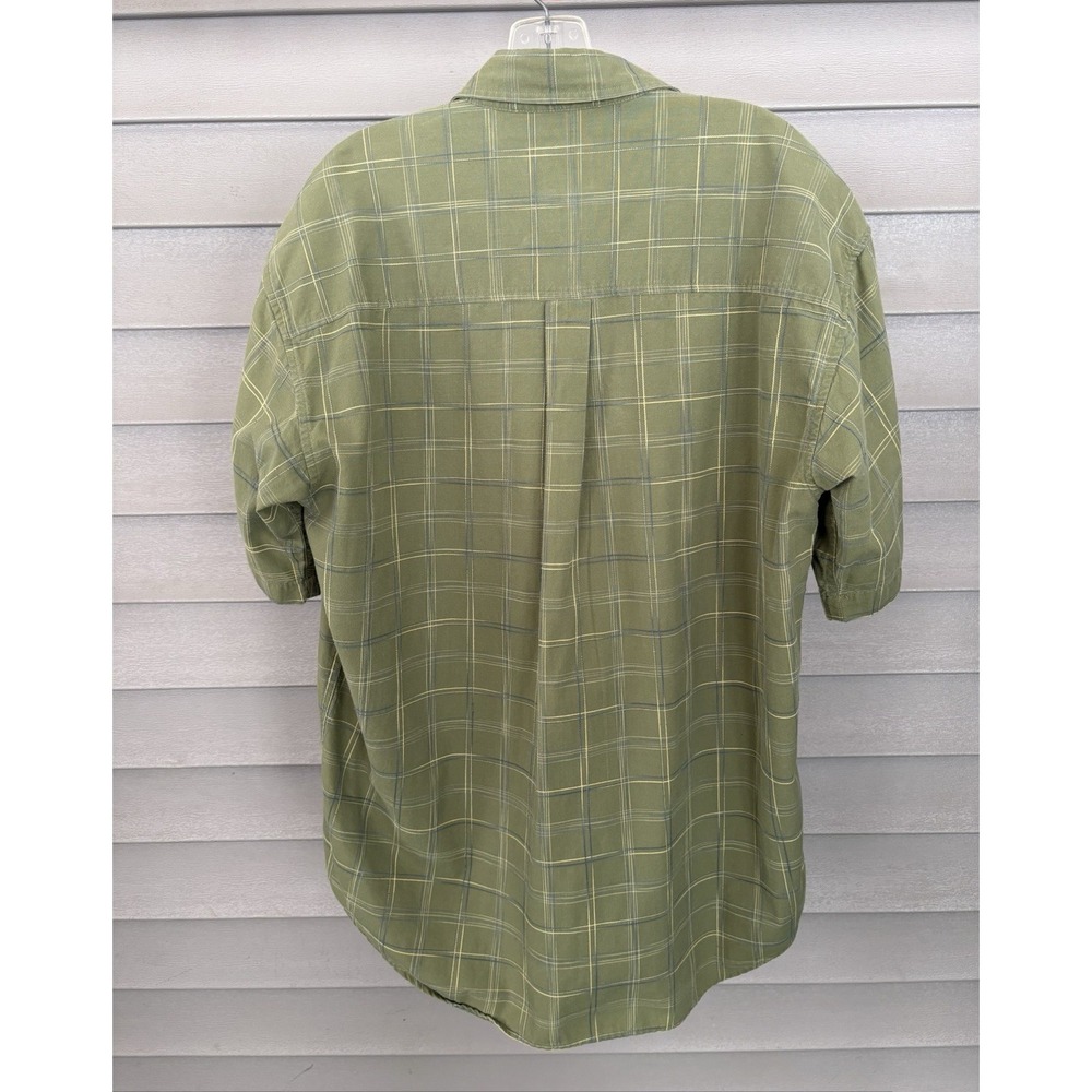 Vintage Cabella's Outfitters Series Men's Medium Short Sleeve Shirt Green‎ ECU - Picture 2 of 9